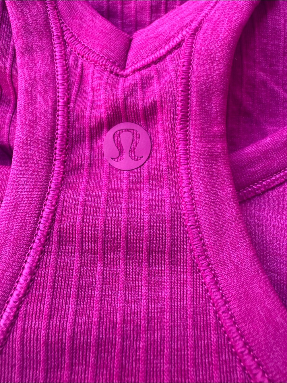Lululemon Ebb to Street Tank Size 6 Berry Color - Picture 3 of 4